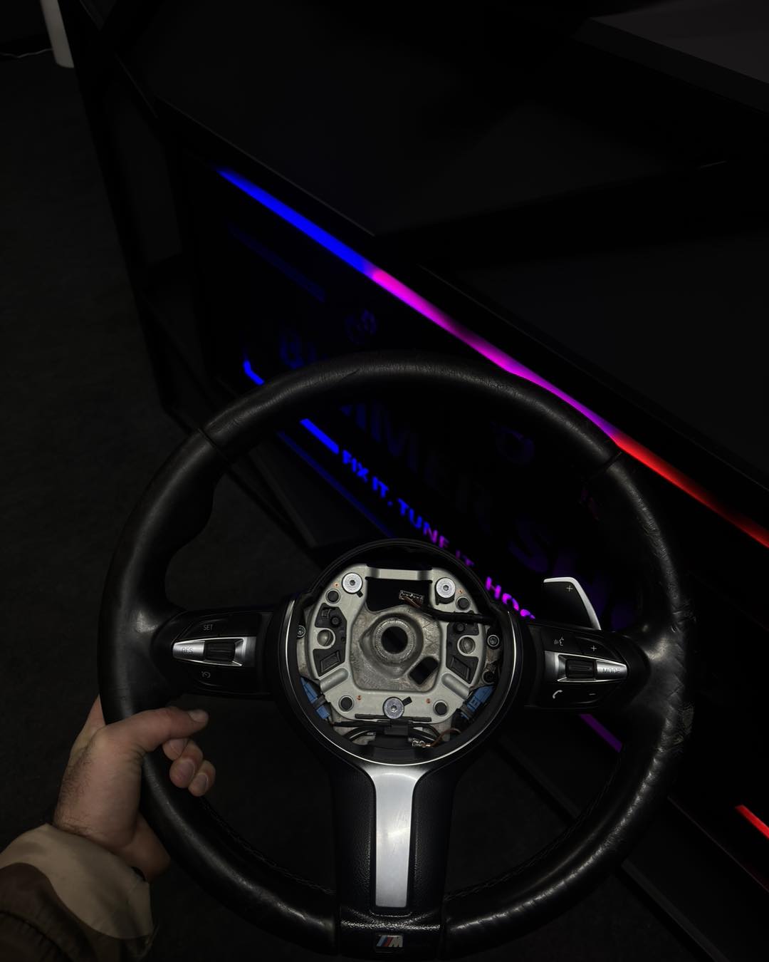 BMW M steering wheel